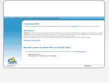 Tablet Screenshot of code-aster-services.com